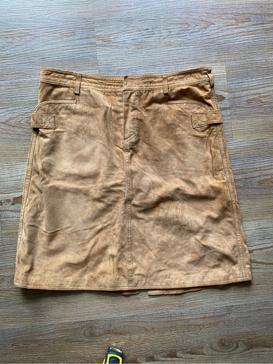 Dolce & Gabbana Dresses & Skirts - Dolce and Gabbana -  Women's Tan Suede Skirt
